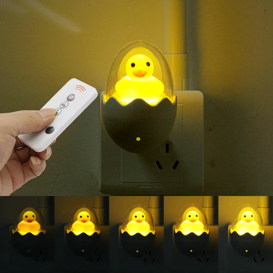 Mini Veilleuse Canard Prise - Lumière Mignonne et Pratique