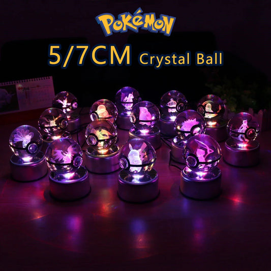 Veilleuse Boule Cristal Pokémon - Lumière Magique et Design