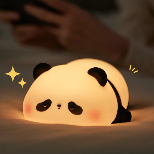 Veilleuse Panda Fatigué - Lumière Douce et Design Mignon