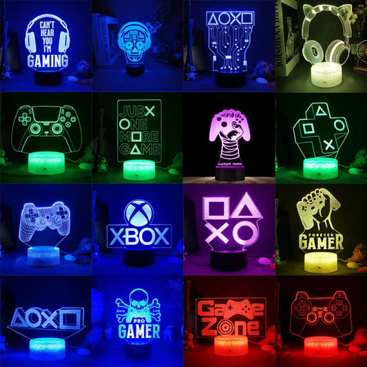 Veilleuse LED Gaming - Éclairage Dynamique et Design Moderne