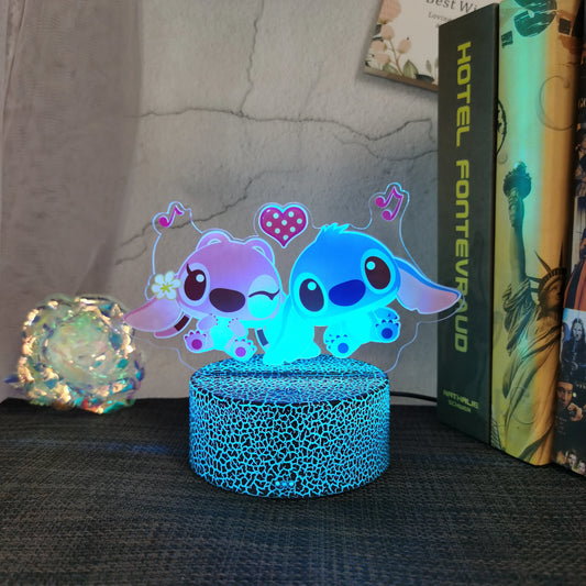 Veilleuse Stitch - Lumière Adorable et Apaisante pour Enfants