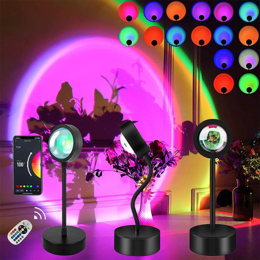 Veilleuse Lampe LED Multicolore - Lumière Dynamique et Apaisante