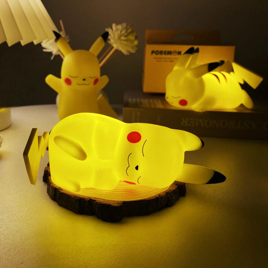 Veilleuse Pikachu Endormi - Lumière Douce et Design Mignon