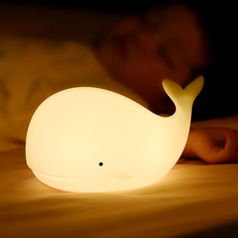 Veilleuse Baleine Colorée - Lumière Douce et Design Mignon